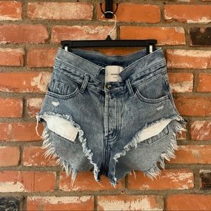 One Teaspoon Jean Shorts